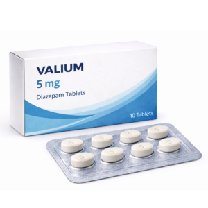 Generic Diazepam tablets blister pack for anxiety and muscle spasm treatment